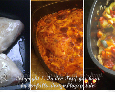 In den Topf geschaut * Hähnchen auf Gemüse