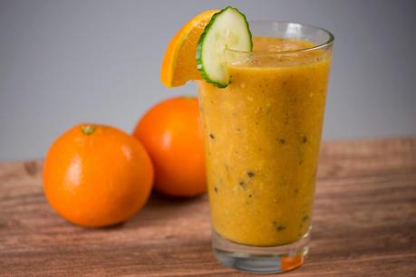 Rezept: Exotischer Papaya-Orangen-Fitnessdrink 