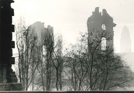 Ruine Frauenkirche Dresden, um 1960