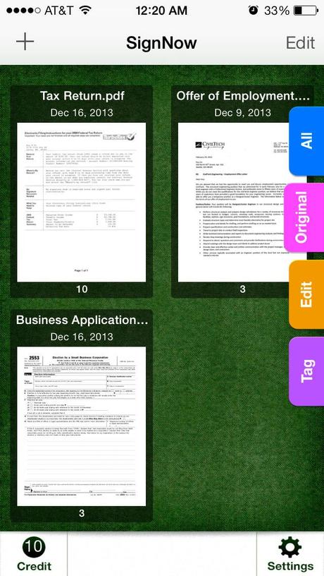 SignIt Pro – Unterschreibe PDF Dokumente direkt auf dem iPhone und iPad