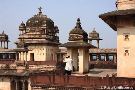 Fotoshooting im Fort in Orchha