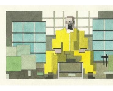 8-bit Aquarellzeichnungen von Adam Lister