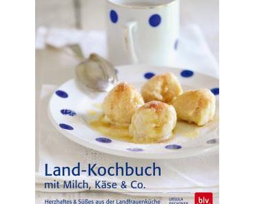 unglaublich cremiger Topfenkuchen und ein wunderbares Buch {Land-Kochbuch}