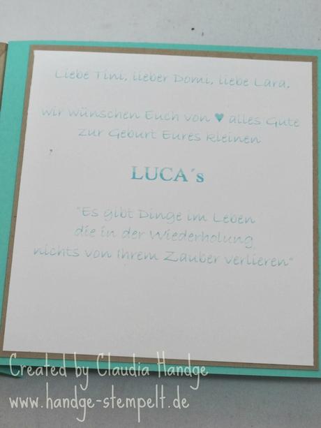 Herzlich Willkommen lieber Luca