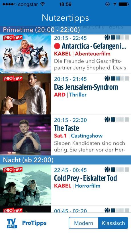 TV Pro 2 NEU Dein TV Programm · So plant man den TV Abend – von equinux