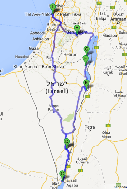 route israel