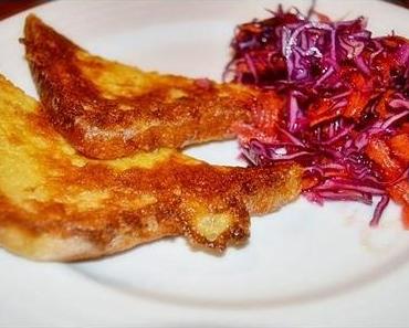 Farbe auf dem Teller hilft gegen das Grau vor dem Fenster