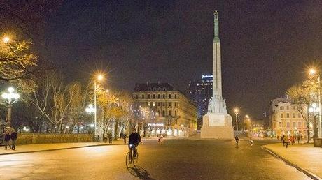 Lettland, Riga Freiheitsbrücke 
