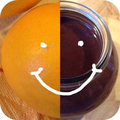 Orange und braun, ein Kuchentraum – oder – Dreamteam: Orangenkuchen mit Schokoladensauce