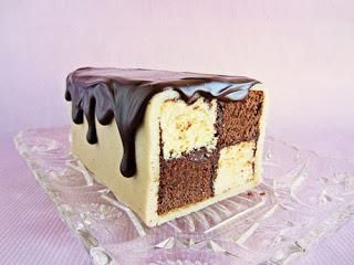 Battenberg Cake Schoko-Vanille