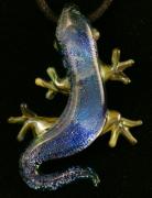 Gecko Glasschmuck Anhänger