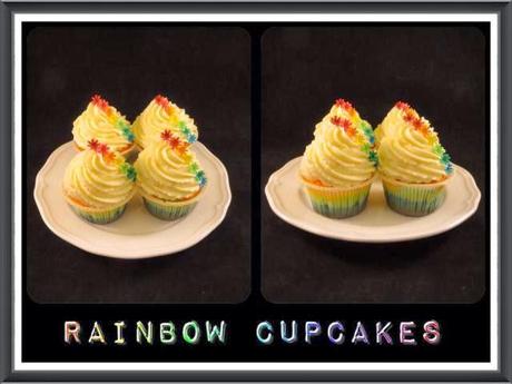Wir machen Mundpropaganda! - Regenbogen Cupcakes