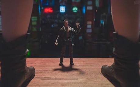 Miniatur Bruce Lee, Terminator & Tony Montana in Aktion