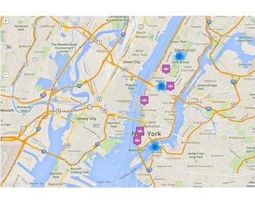 Glamour und Reise-Weltkarte