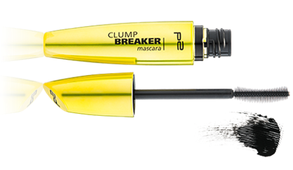 clump breaker mascara mit Swatch