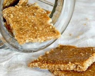 3 Ingredient Sesame Brittle / Sesamkrokant ( nur 3 Zutaten)