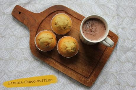 Banana-Choco-Muffins {Recipe}