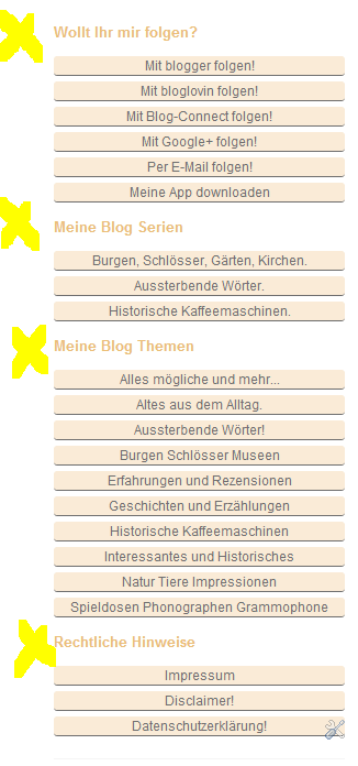 Veränderungen im Blog