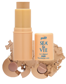 p2 sun dipped duo foundation stick