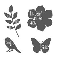 Match the Sketch-Challenge #8: Schmetterlinge und Blumen