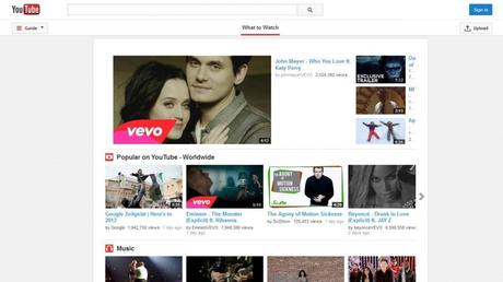 youtubes new front page design for 2014 980x551 YouTube Design Update