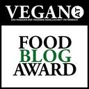 vegan Food Blog Award logo