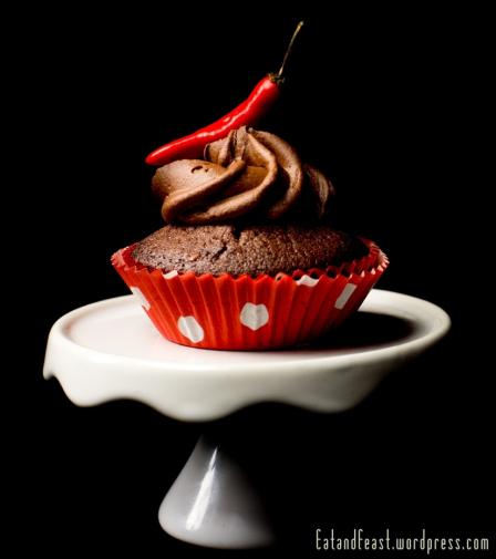 C4    *    [chocolate, chili & cherry cupcakes]
