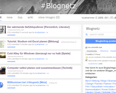 #blognetz trifft reddit: Hundertausend Leser