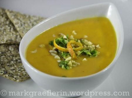 Blutorangen-Karotten Suppe2