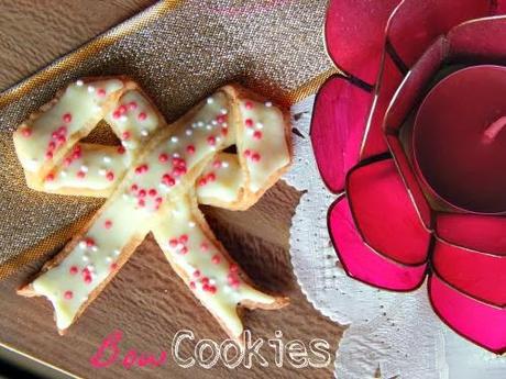 colourful Bow Cookies/ bunte Schleifenkekse