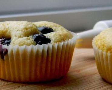 Blaubeer Muffins/Cupcakes mit Zitronenbuttercreme