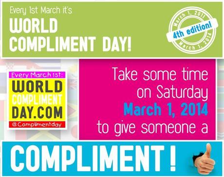 Kuriose Feiertage - 1. März - World Compliment Day - Welttag der Komplimente - Screenshot www.worldcomplimentday.info