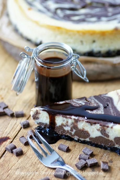 Chocolate Swirl Cheesecake: und MEIN Sonntag ist definitiv gerettet!