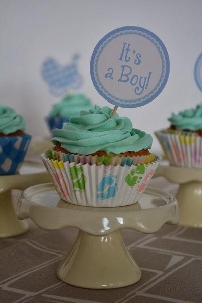 Baby Shower - Lavendel Cupcakes