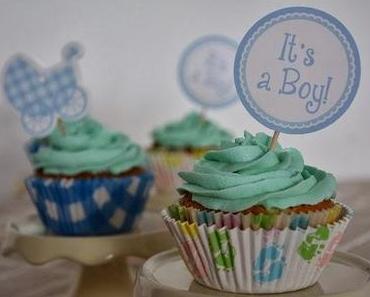 Baby Shower - Lavendel Cupcakes