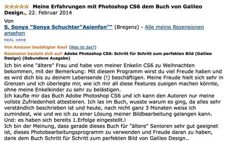 Amazon.de: Kundenrezensionen: Adobe Photoshop CS6: Schritt für Schritt zum perfekten Bild (Galileo Design)