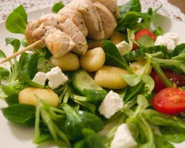Food // Gnocchi - Salat mit Hähnchen