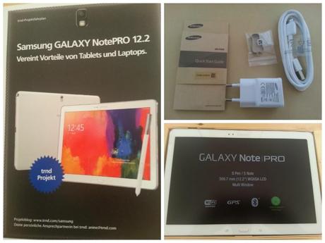 Samsung Galaxy NotePro 12.2 das Startpaket von trnd