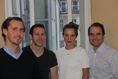 Das Team von Lirdy - Benjamin Bauer, Thomas Hieber, Antonia Reidel, Philipp Gaerte