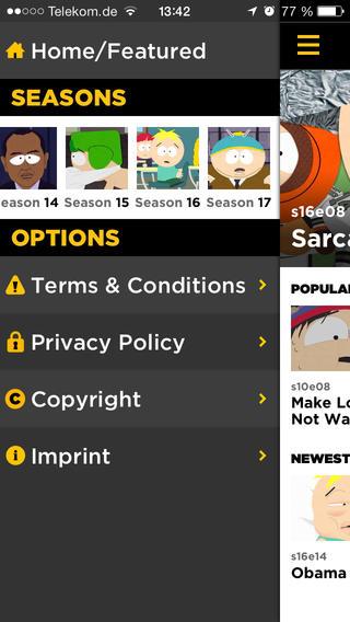 Alle South Park Folgen kostenlos in neuer, offizieller App auf Deutsch und Englisch ansehen