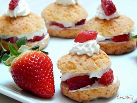 Erdbeerküchlein / small Strawberry Cakes