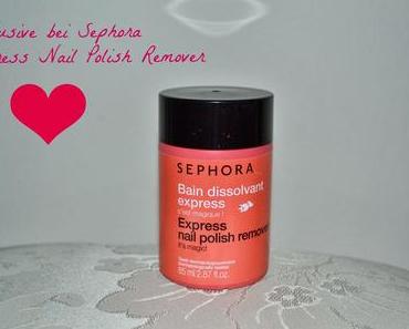 Review: Sephora Express Nail Polish Remover