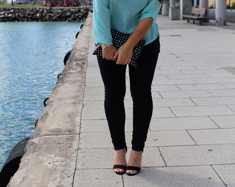 Outfit: New in, Minty Blouse