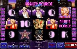 Der Geldspielautomat Marilyn Monroe