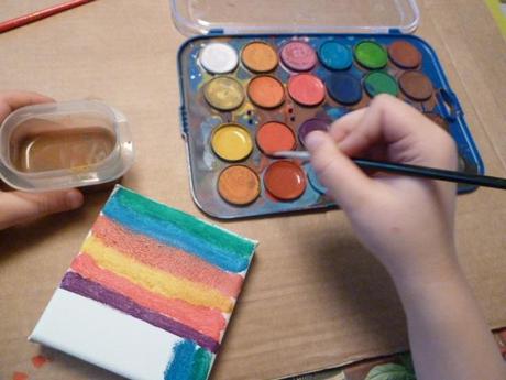 Malen mit Wasserfarben: Wir holen uns den Frühling ins Haus