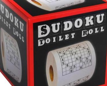 Langeweile beim täglichen Geschäft? - Aus der Rubrik Fundstücke, dass ideale Geburtstagsgeschenk für den Sudoku-Fan.