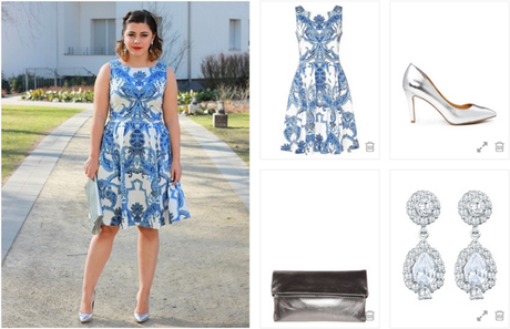 OUTFIT | The White & Blue Dress