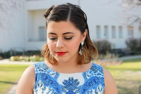 OUTFIT | The White & Blue Dress
