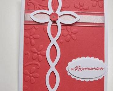 Einladungskarte zur Kommunion