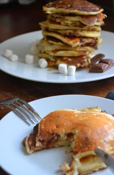 Rocky Road Pancakes - Marshmallows in Meinem Frühstück